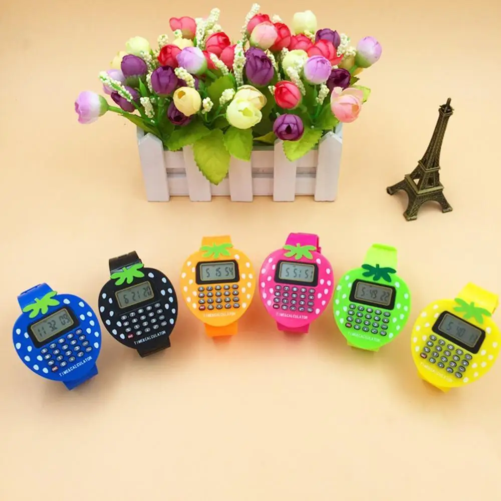 Детские часы калькулятор красочные электронные многофункциональные для мужчин