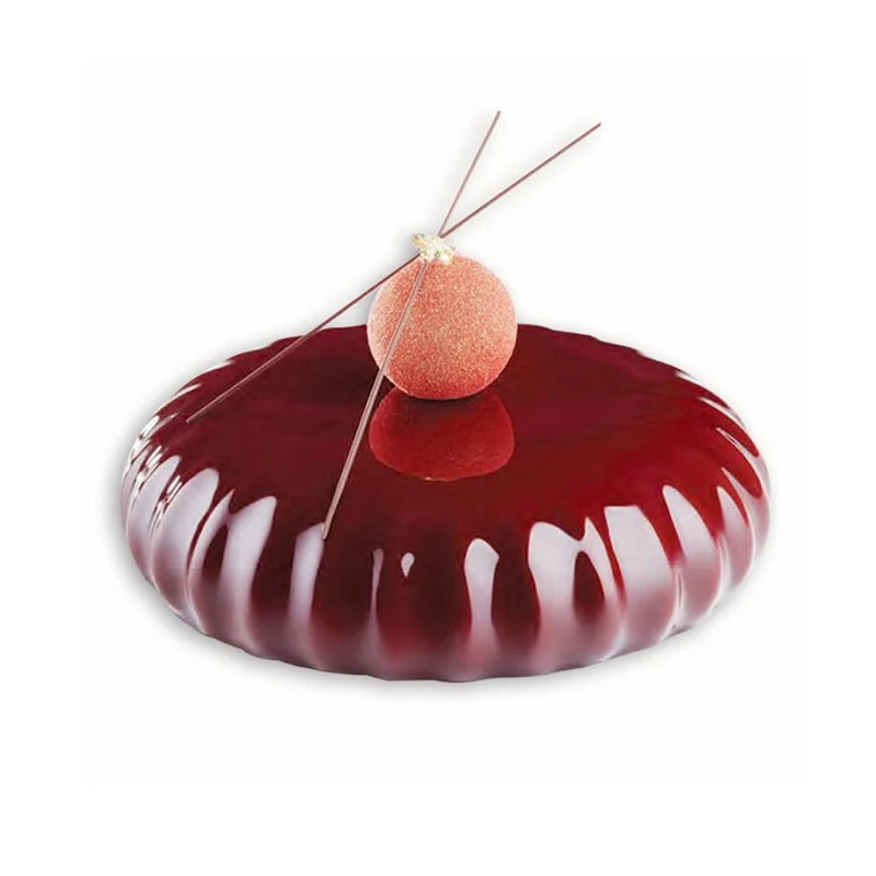 

Round Mirror Shaped Mousse Mold Silicone Cake Baking Mold Chocolate Pudding Dessert Baking Dish Form Cake Decorating Tool