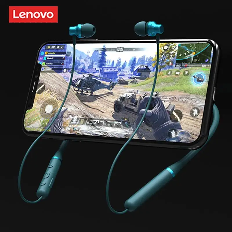 

Lenovo Bluetooth Headphones Neckband True Wireless Earphones Stereo Sports Magnetic Headphones With Mic IPX5 Waterproof Headset