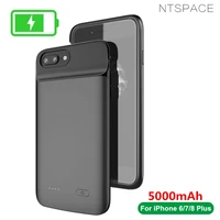 battery charger cases for iphone 7 8 plus 6s plus powerbank case liquid silicone battery cover for iphone 7 8 6 6s battery case
