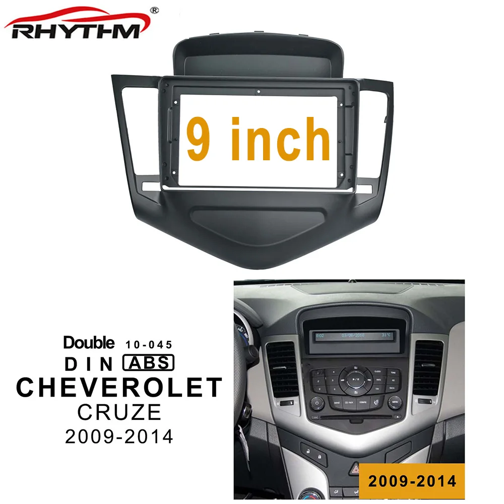 10 1 дюймов 2din Автомобильная Радио FasciaCHEVEROLET CRUZE 2009 2014 стерео панель для установки