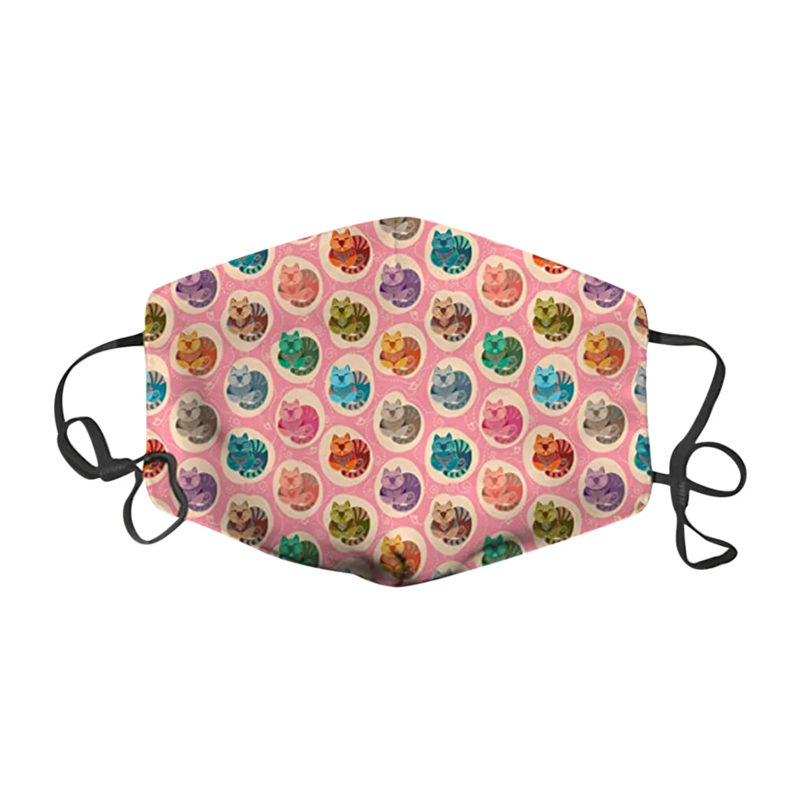 Хлопковая маска для лица с принтом женщин и мужчин маски улицы моющаяся дышащая