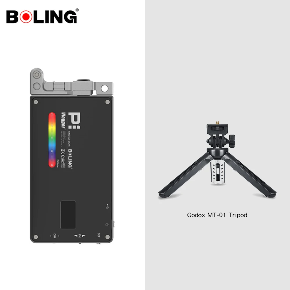 Kit 3 Boling BL-P1 RGB P1 2500 K-8500 K светодиодный светильник с регулируемой яркостью для видеостудии DSLR камера светильник для Vlogging Live - Цвет: Kit 3