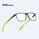Очки TR90 квадратные для мужчин и женщин, модные оптические компьютерные очки для близорукости по рецепту