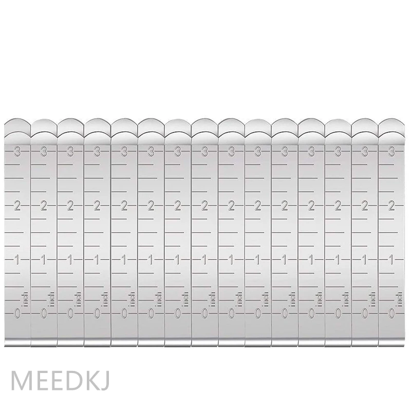 1 шт. металлический зажим для шитья 3 дюймовая измерительная линейка квилтинга