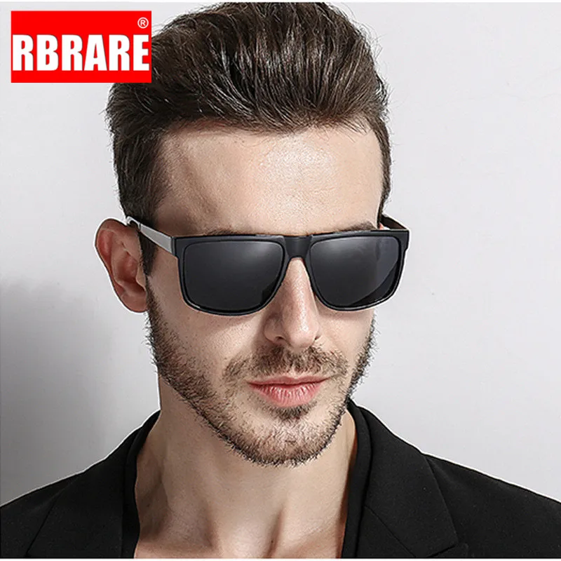 

RBRARE Polaroid Men's Goggle Driving Sunglasses Men Classic Low Profile Sun Glasses For Men High Quality Outdoor Oculos Feminino