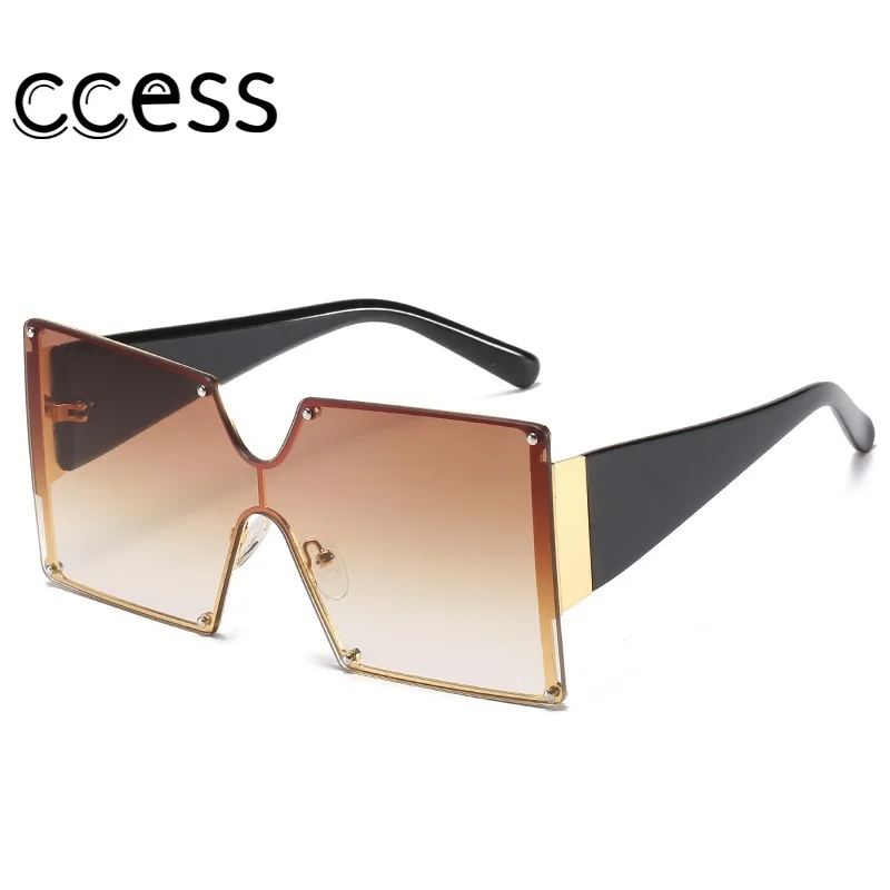 

Ladies Square Sunglasses Women 2020 New Fashion Goggle Shades Vintage Brand Designer Oversized Sun Glasses lentes de sol mujer