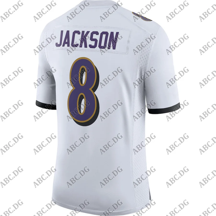 

Customized Stitch American Football Jersey Men Women Kid Youth Baltimore Lamar Jackson White Vapor Limited Jersey