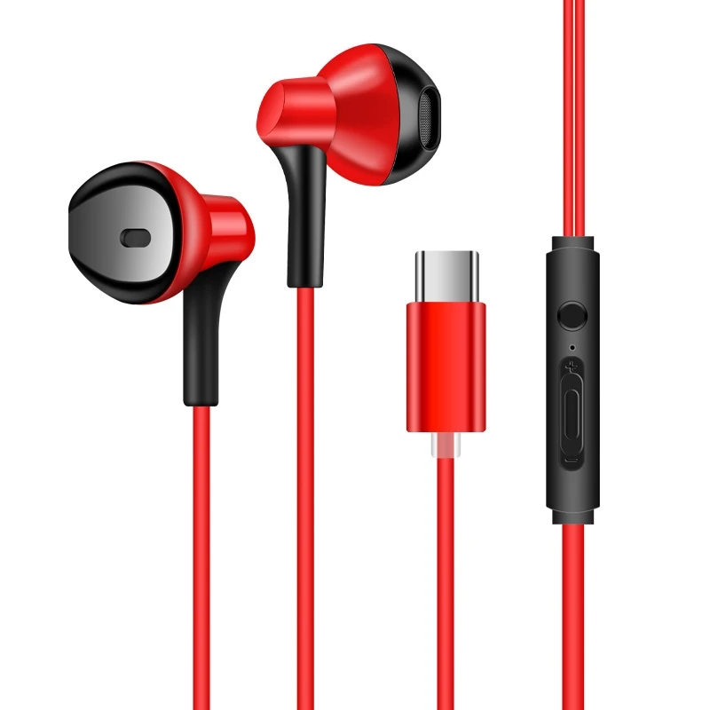 

1.2m Wired In Ear USB-C / Type-C Interface 4D Stereo Earphones with Mic