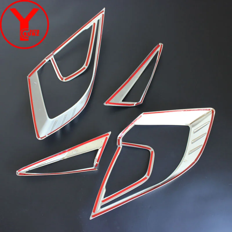 chrome tail light cover For Honda civic 10th gen- ABS car exterior parts accessories lights hoods YCSUNZ