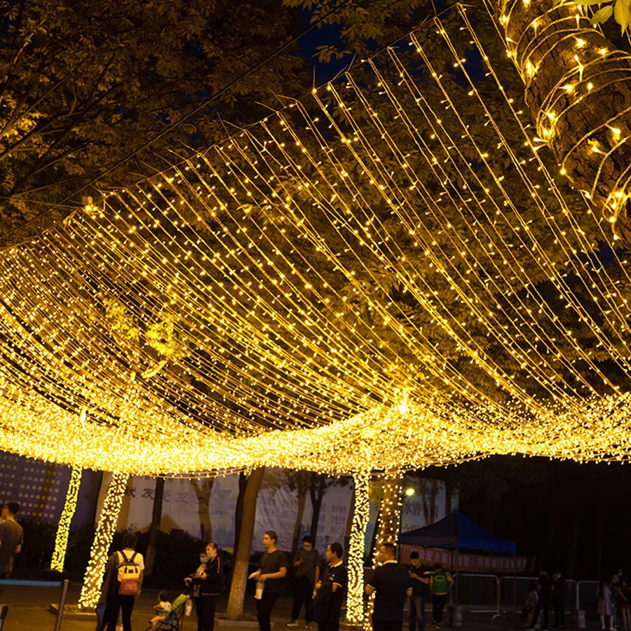 

Гирлянда-сосулька светодиодная, 8 режимов, 50 м, 100 м