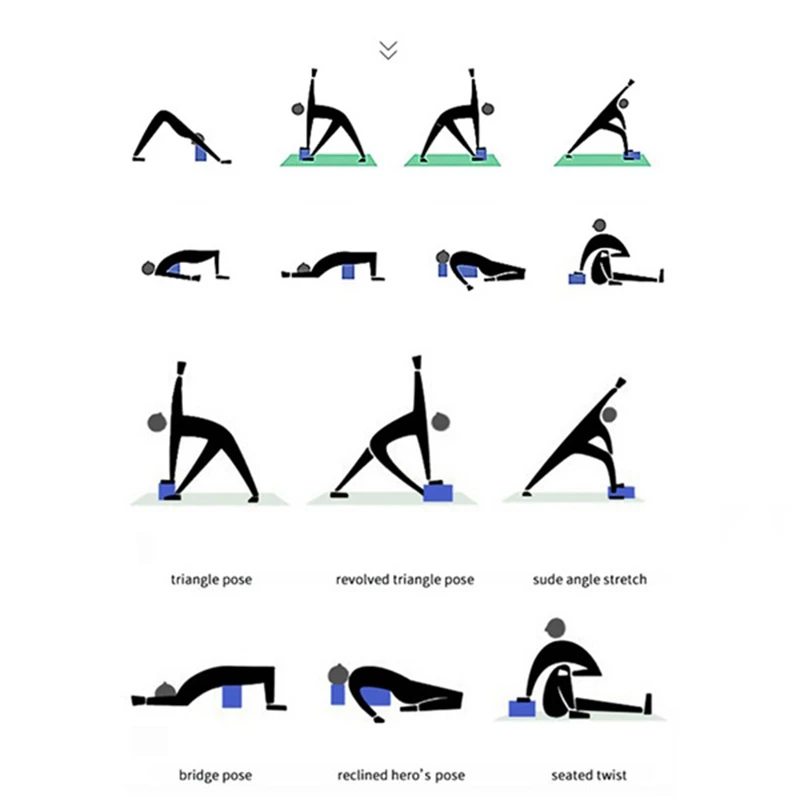 

EVA Yoga Block Foam Brick Stretching Aid for Exercise Shaping Health Training Fitness Brick