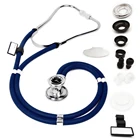 Медицинские часы-стетоскоп, многофункциональный двойной медицинский стетоскоп для взрослых и детей