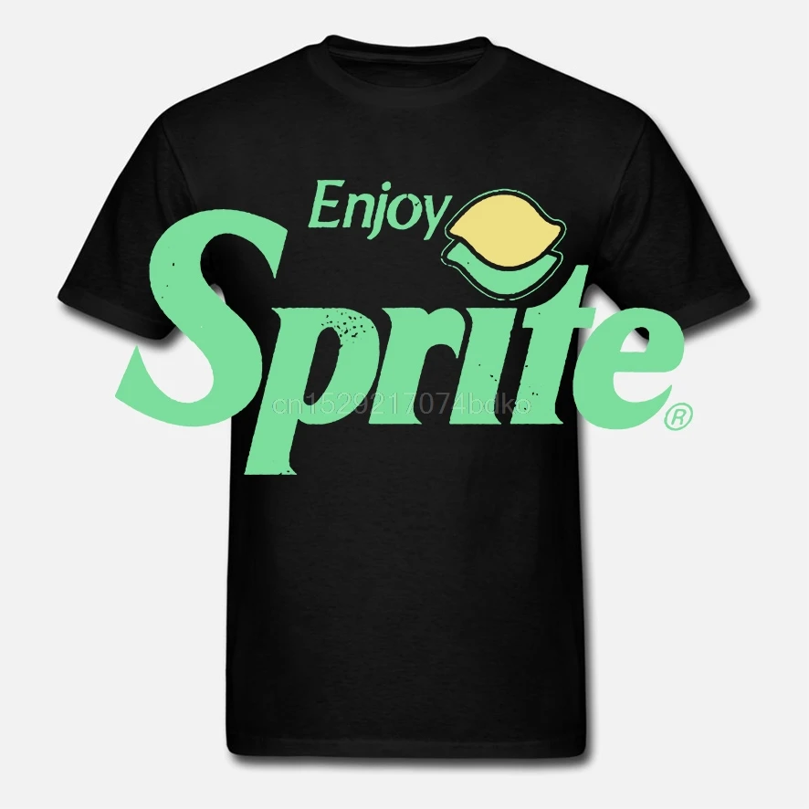 Новая Винтажная белая мужская футболка с надписью Sprite Soda Enjoy| |