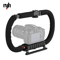 action stabilizer grip flash bracket holder handle professional video accessories for dslr dv camera camcorder smartphones