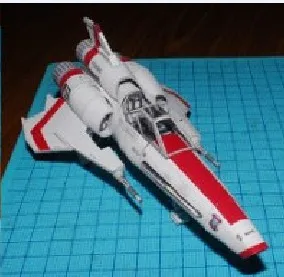 Звездные войны mark2 VIPER истребитель BATTELSTAR галактика в 1980 сверхтонкая бумажная модель DIY игрушка