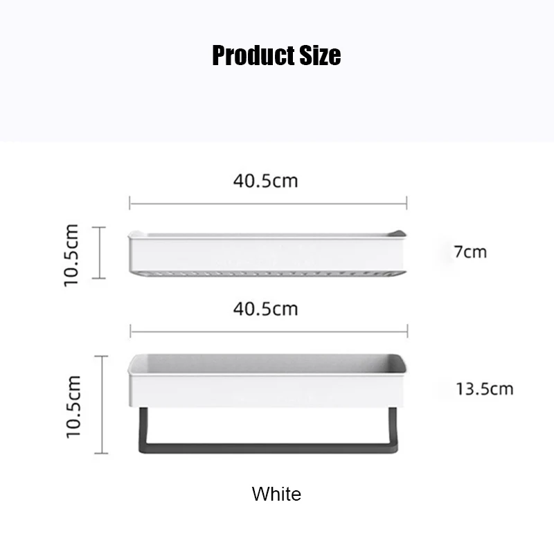 Бытовые товары аксессуары для ванной комнаты монтируемый Органайзер полка
