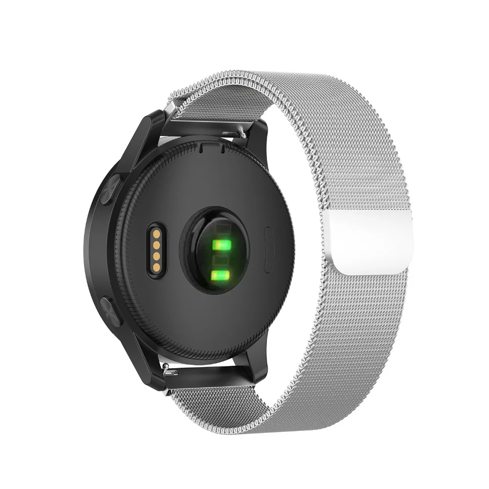 COMLYO, 22 мм, Смарт-часы, браслеты на запястье для Garmin vivoactive, 4 ремешка, Миланский ремешок для часов, браслет на запястье Garmin Vivoactive4