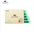 Jinhao 5 шт. разноцветные чернильные картриджи для перьевой ручки Офис школа студент канцелярские принадлежности