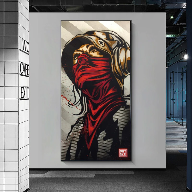 

Canvas Painting Famous Street Artists RNST Graffiti Wall Art Street Poster Print Wall Picture for Living Room Home Decor Cuadros
