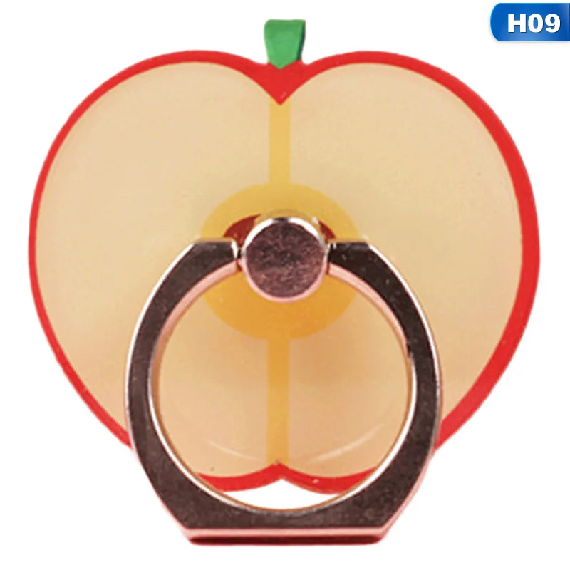 Палец кольцо держатель фрукты телефон застёжка стенд гнездо 360 degree палец для IPhone X