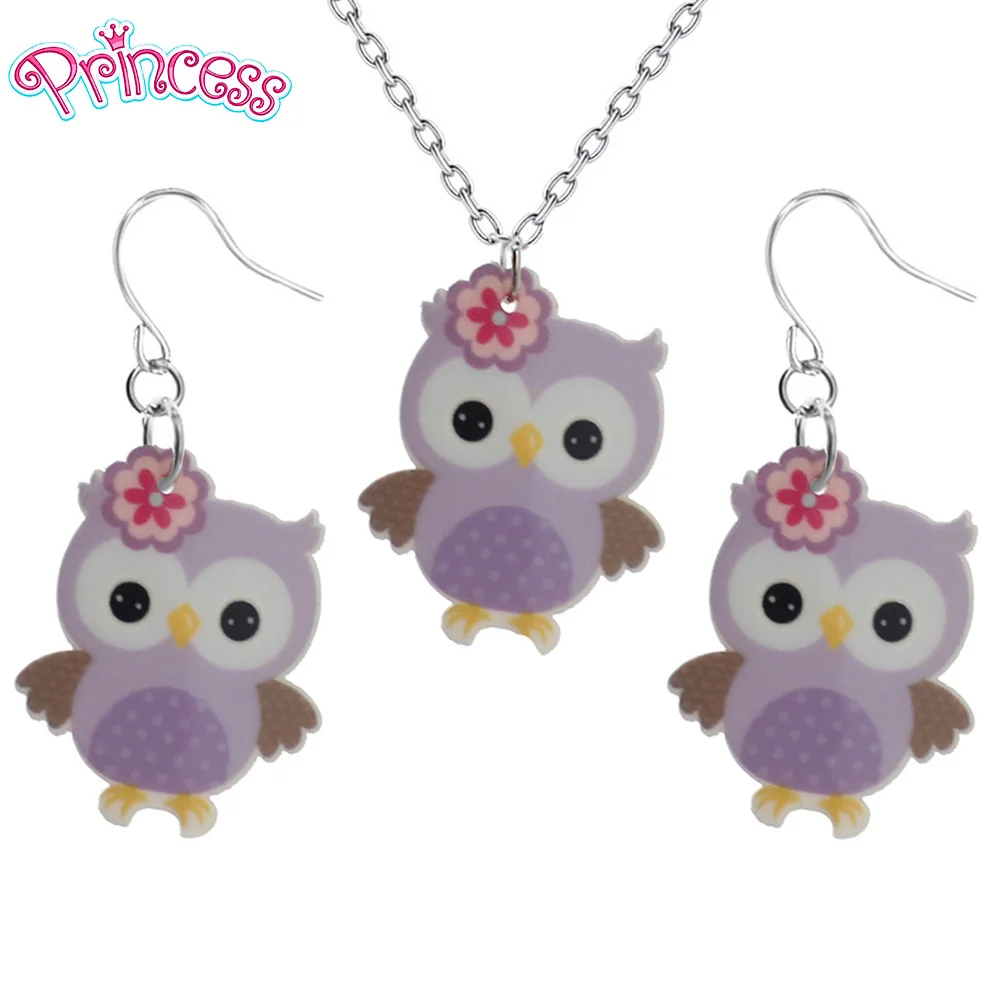 2019 модные подарки для девочек ювелирные изделия крутая фиолетовая подвеска