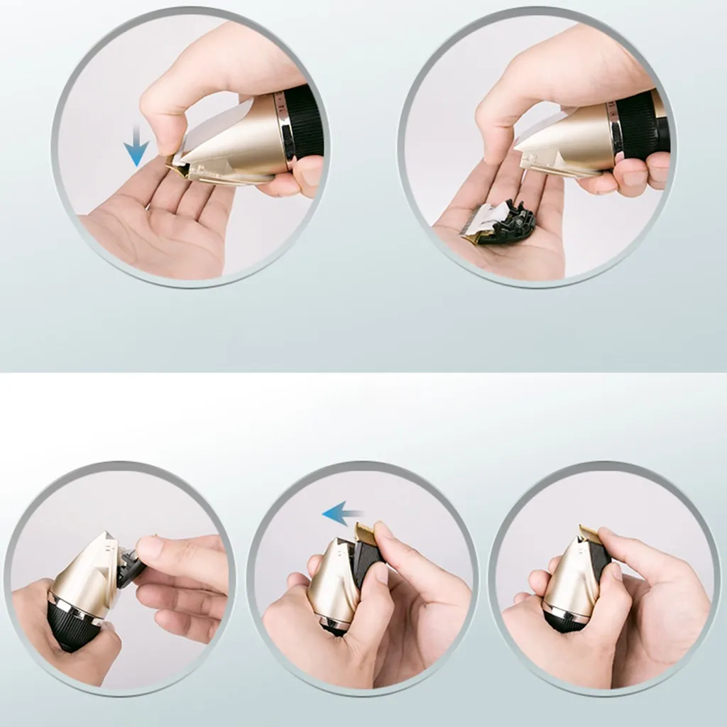 Машинка для стрижки с низким уровнем шума перезаряжаемая Беспроводная