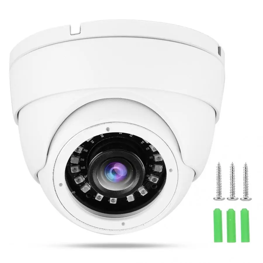 4-в-1 аналоговая TVI/AHD/CVI/CVBS наружная камера видеонаблюдения DVR купольная ИК-камера HD