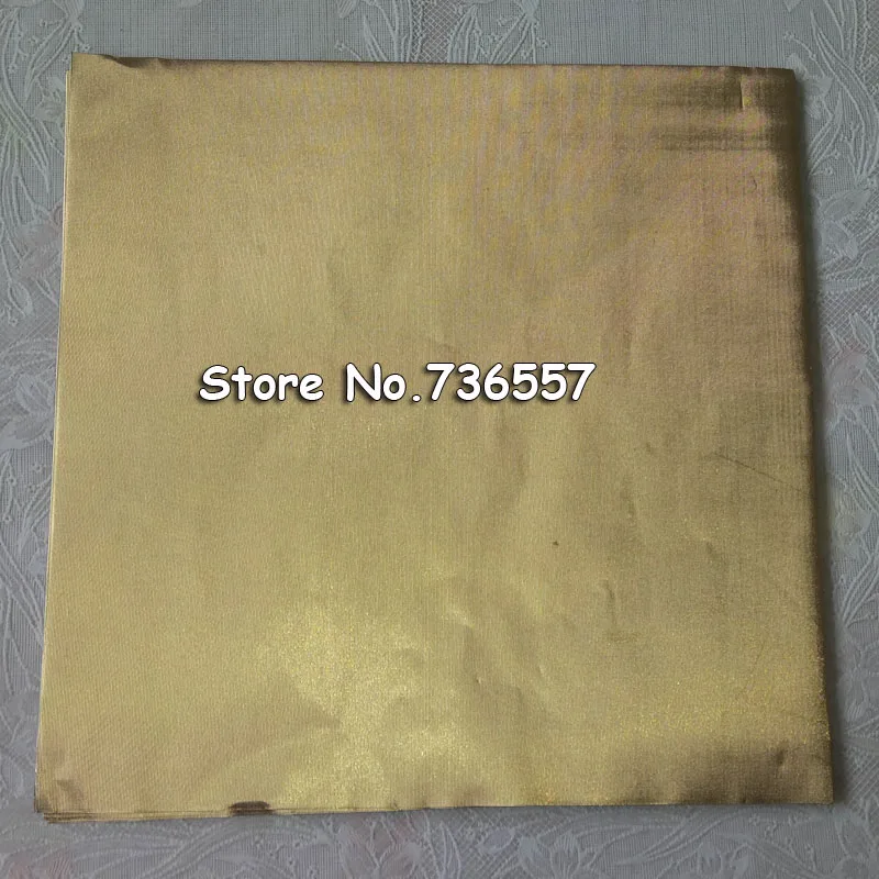 Обертка из золотой алюминиевой фольги 100 листов 20 х20 см свадебная шоколадная