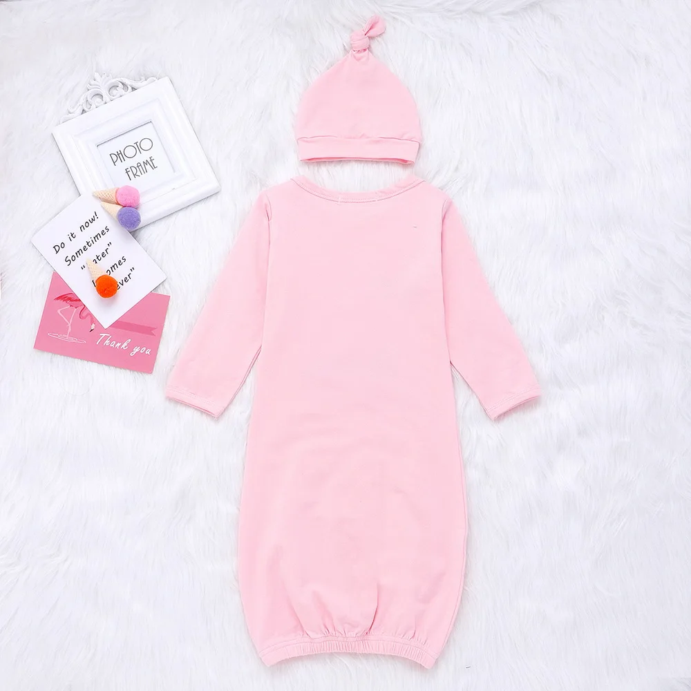 Новинка для малышей от 0 до 12 месяцев хлопковый спальный мешок детское платье