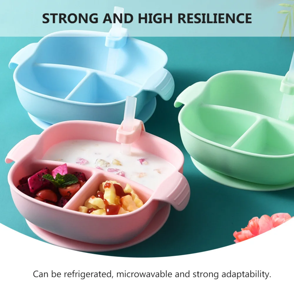 

1 Set of Feeding Bowl Training Toddler Bowl Dinning Bowl Infant Pink Diner Bowls