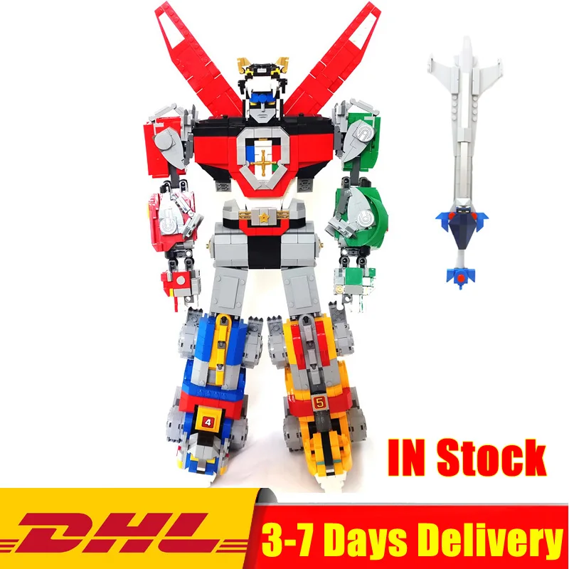 В наличии 2600 шт. совместимые модели Voltron Defender of The Universe 21311 строительные наборы
