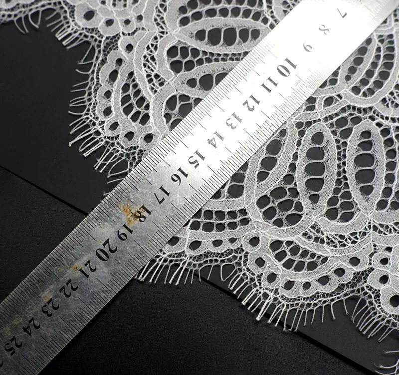 Кружевные Аксессуары для ресниц 3 метра белые черные волнистые | Дом и сад