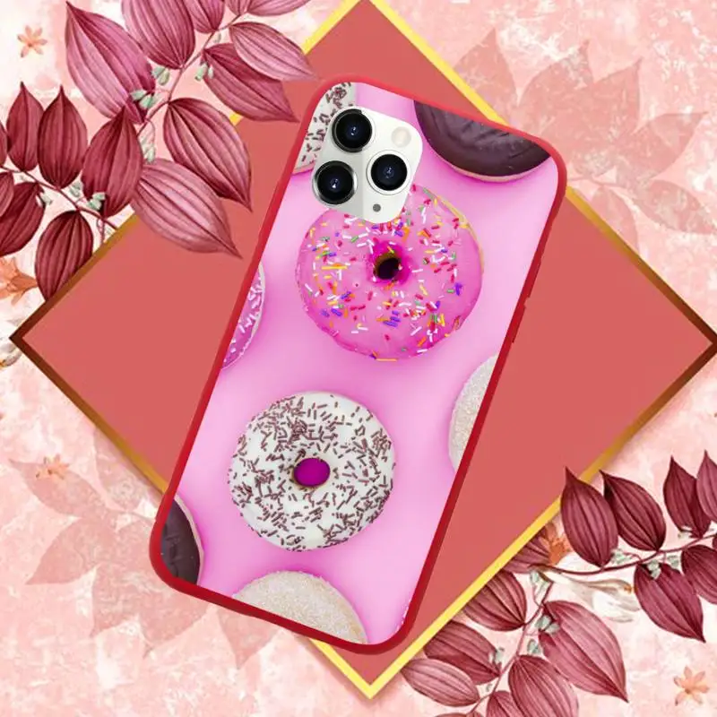 

Cute fashion beautiful donut Phone Case Candy Color for iPhone 11 12 mini pro XS MAX 8 7 6 6S Plus X SE 2020 XR