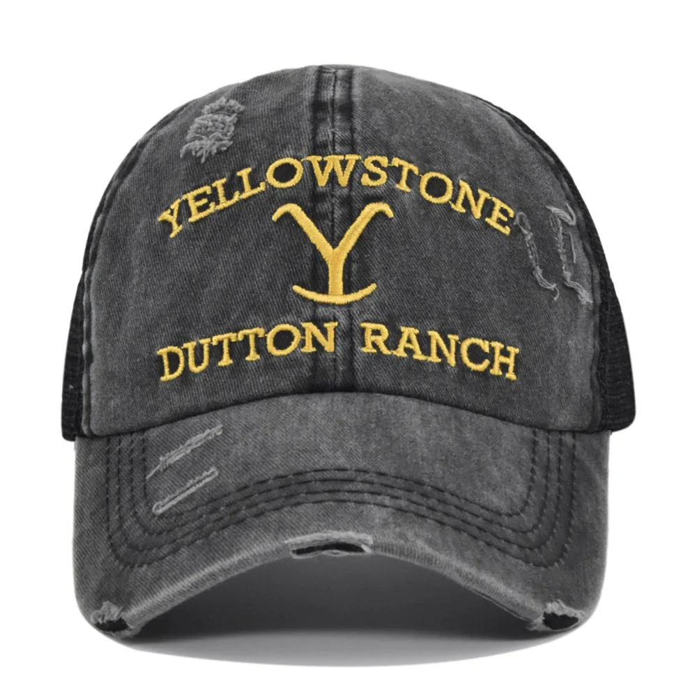 

Бейсболки Yellowstone Dutton, ранчо, шапка Yellowstone, унисекс, однотонная Регулируемая Одежда для ТВ-шоу