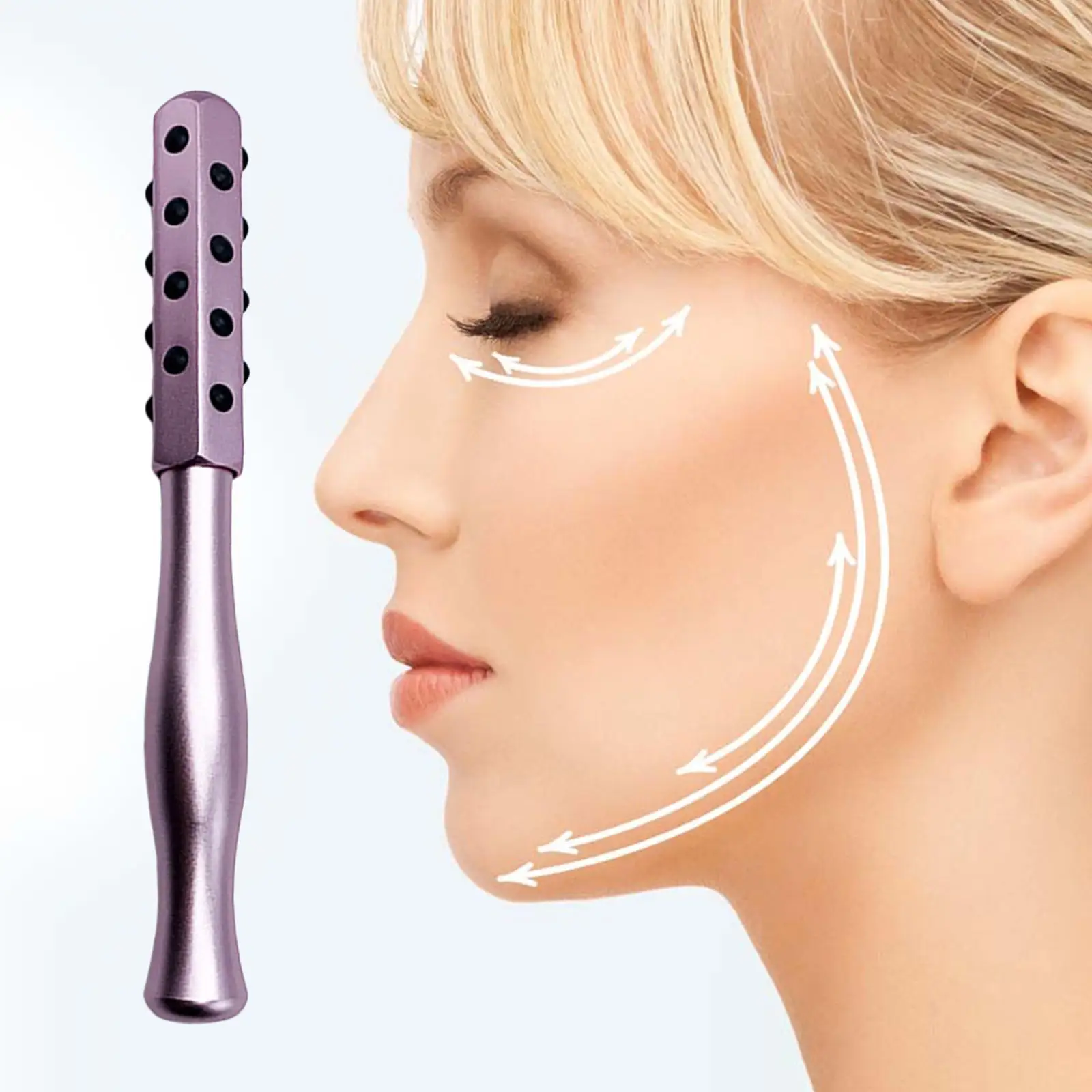 

Facial Roller Massager Skin Tool Eye Neck Muscle Relaxing 3D Face Lifting Lift Firming Facial Anti-aging Massager Tool