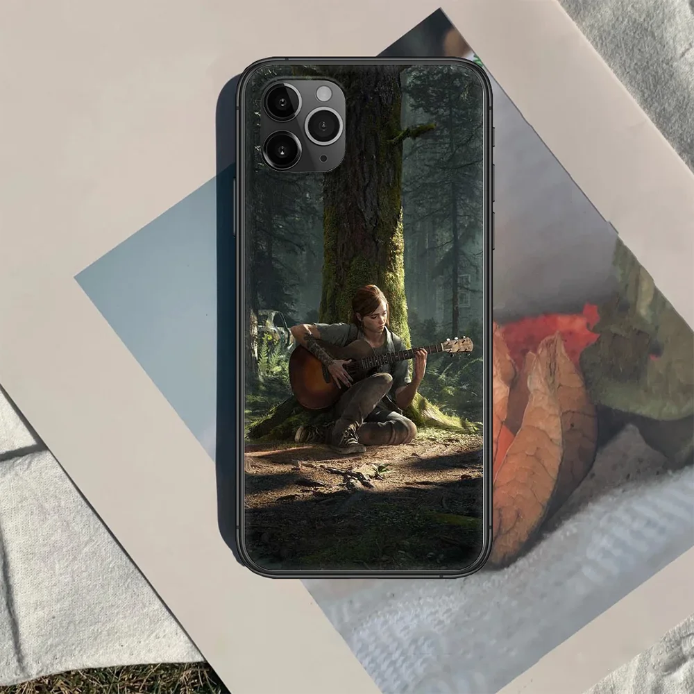 

The Last of Us Phone Case Cover Hull For iphone 5 5s se 2020 6 6s 7 8 12 mini plus X XS XR 11 PRO MAX black Etui Soft Shell 3D