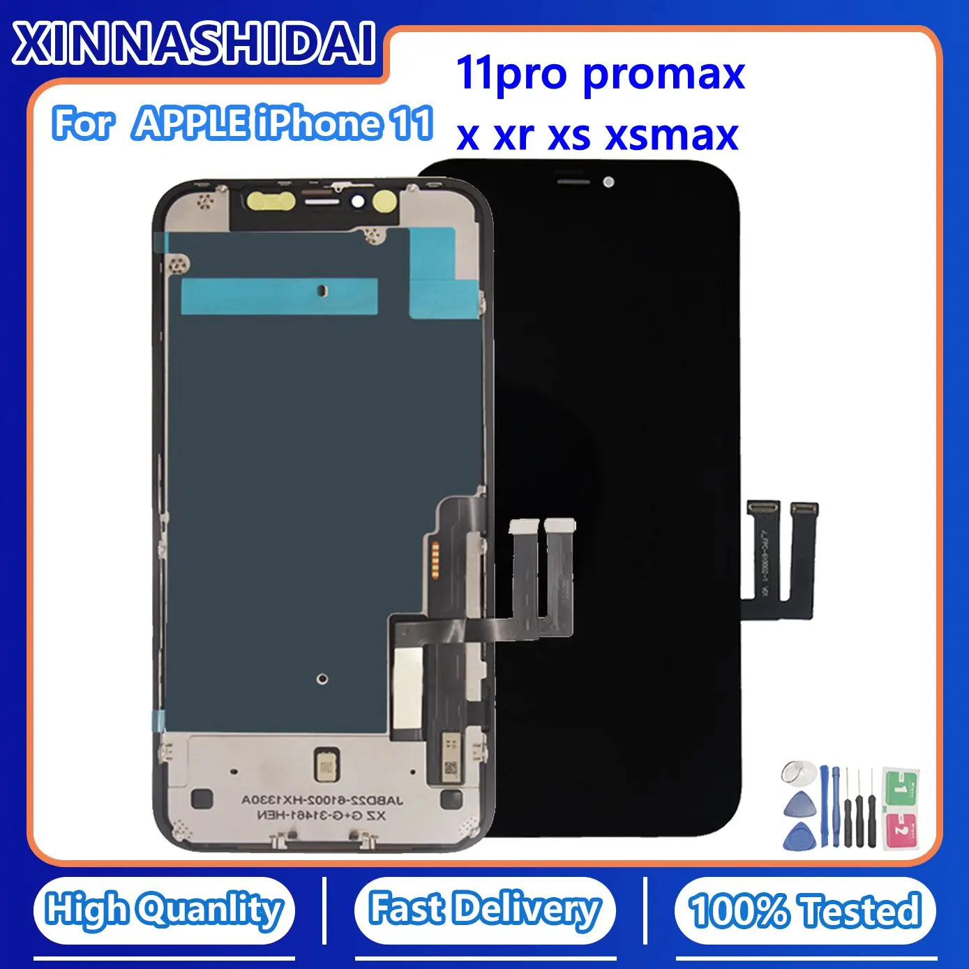 Новинка для iphone11 PRO MAX X OLED XS XR TFT с 3D сенсорным дигитайзером в сборе 11 Pro Max