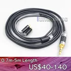 LN007108 2,5 мм 4,4 мм 3,5 мм XLR черный 99% чистый кабель PCOCC для наушников AKG N5005 N30 N40 MMCX Sennheiser IE300 IE900