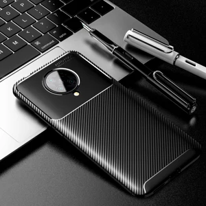 for fundas xiaomi redmi k30 pro case mi little poco f2 pro ultra thin soft tpu carbon fiber back cover for xiaomi redmi k30 pro free global shipping