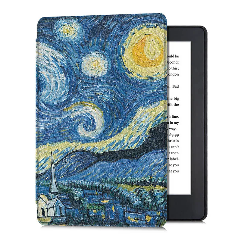 Starry Sky BOZHUORUI чехол для 6," Kobo Aura H2O Edition 2 электронные книги ридер-Модный Цветной Магнитный смарт-чехол с автоматическим выключением/пробуждением - Цвет: Starry Sky
