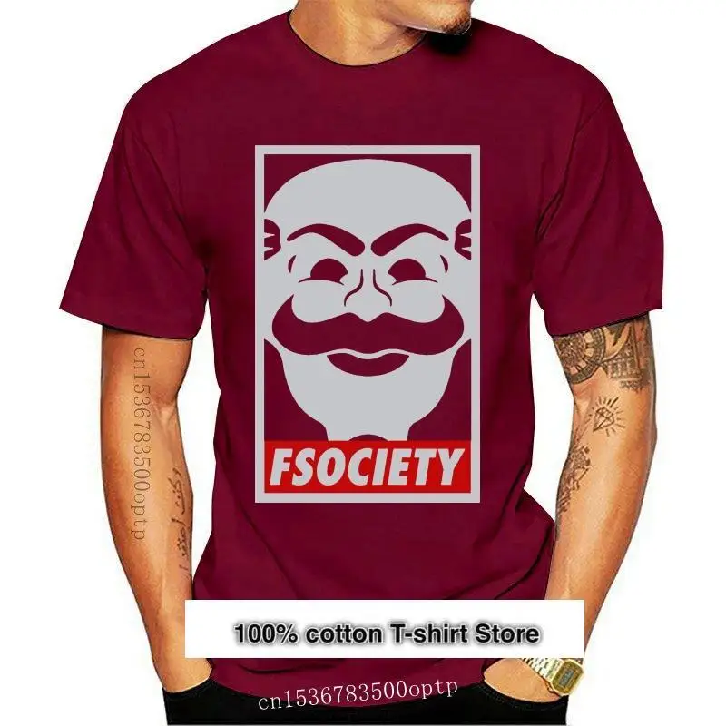 Camiseta de fsocial единственная Классическая рубашка Sr. Robot Vendetta |