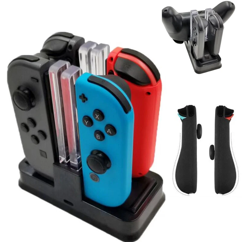 Nintendo Switch Controller зарядное устройство зарядная док станция для Joycon NS Pro контроллер
