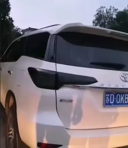 Black one Динамический задний фонарь автомобильный Стайлинг для Toyota Fortuner светодиодный задний фонарь+ сигнал поворота+ тормоз+ задний фонарь - Цвет: Black one