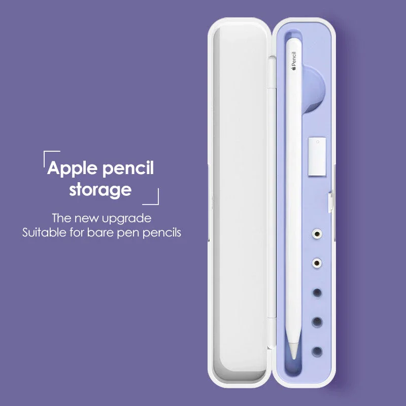 

Portable Apple Pencil Storage Box For Apple Pencil 1nd Gen Case Apple Pencil Accessories For Apple Pencil 2nd Case plastic Cover