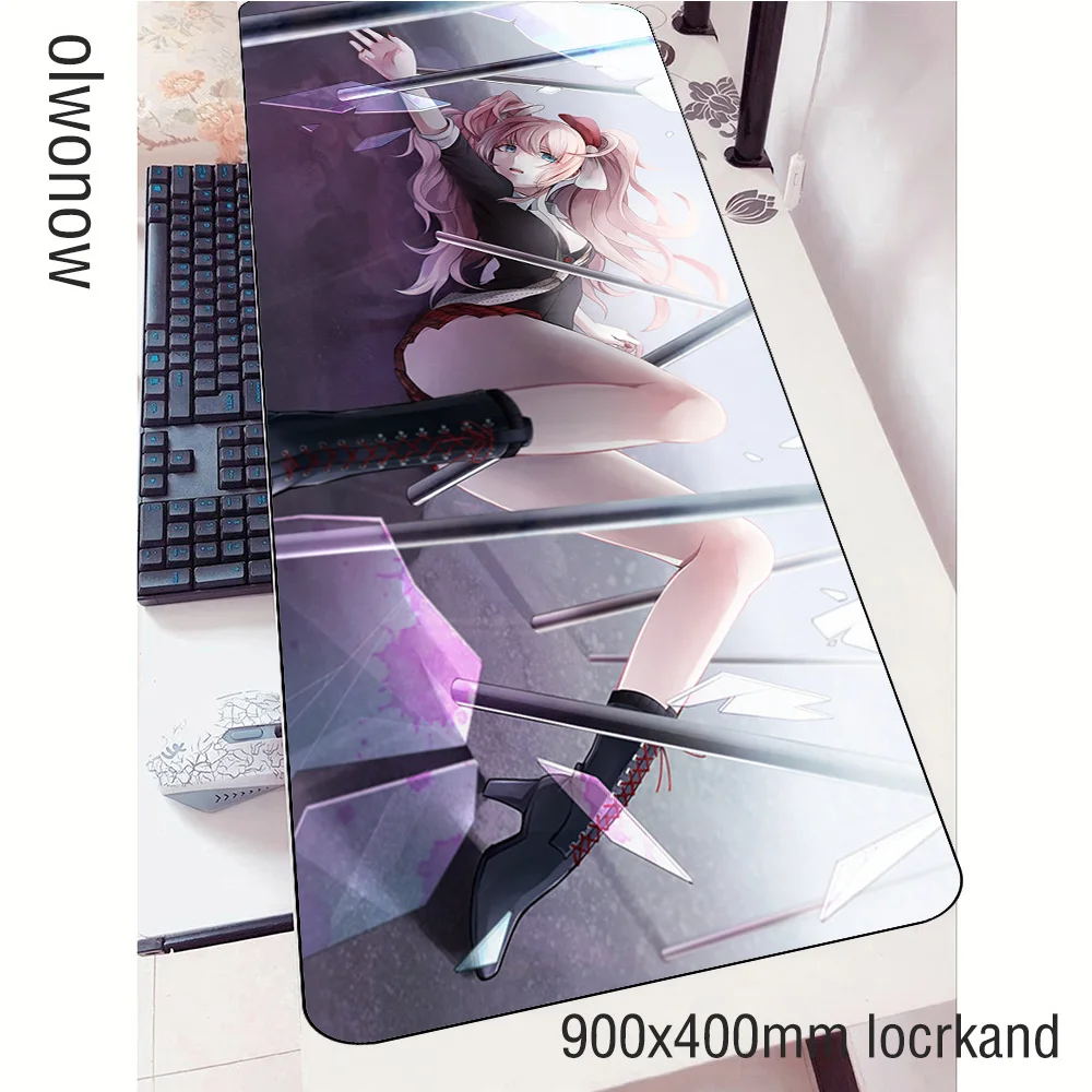 Игровой коврик для мыши Danganronpa классный новый 90 х40 см ноутбука игровой цветной