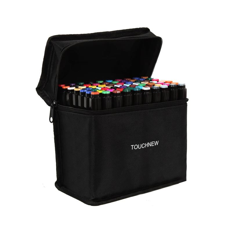 

30/40/60/80/168 Color Alcohol Markers Dual Headed Artist Sketch Oily Alcohol Ink Pen Marker For Animation Manga