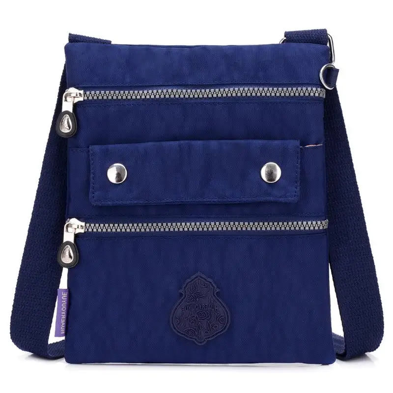 New women's shoulder bag nylon ultra light multi-layer large capacity Messenger 2022 casual tablet travel | Багаж и сумки