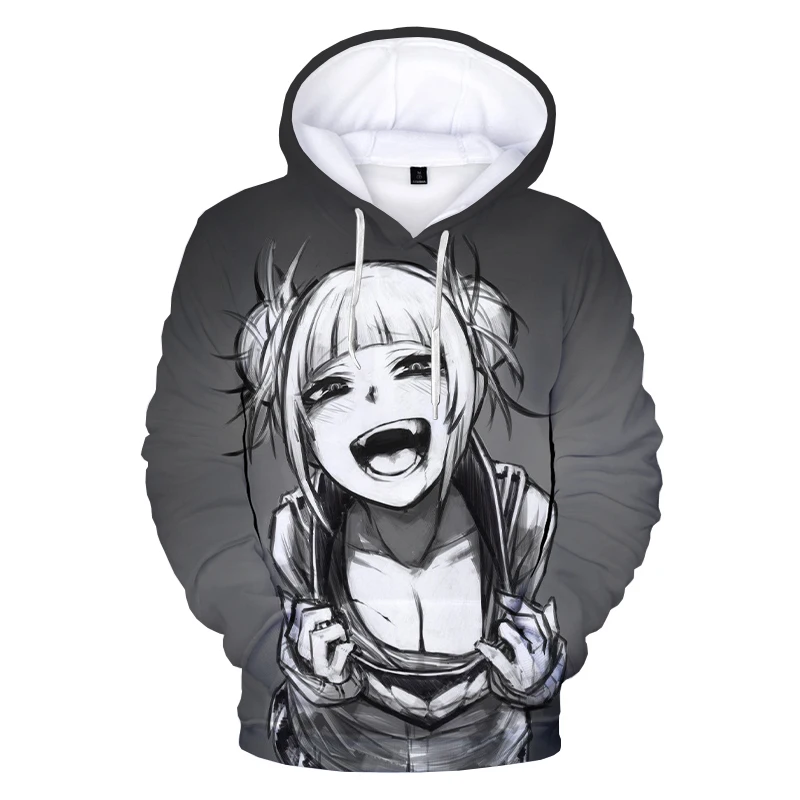 

Толстовка с капюшоном Himiko Toga, с 3D-принтом, для мужчин и женщин, Модный пуловер в стиле аниме «Моя геройская Академия», одежда в стиле Харадзюк...