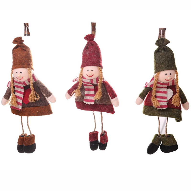 Новогодние и рождественские украшения для девочек подвесные ножки маленькие